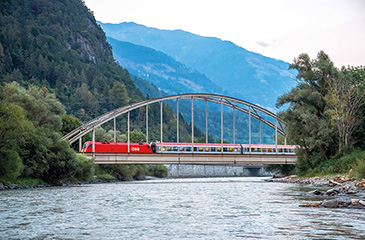 Bahnbrücke in Oberdrauburg