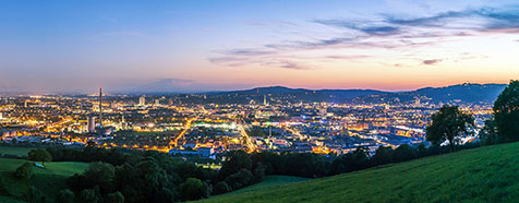Linz - Aussicht vom Pfenningberg