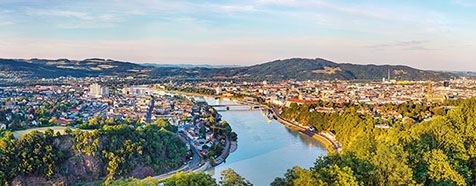 Linz - Aussicht von der Franz-Josef-Warte