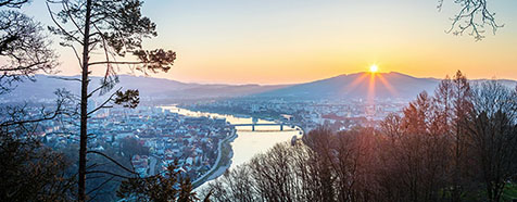 Linz - Sonnenaufgang Freinberg