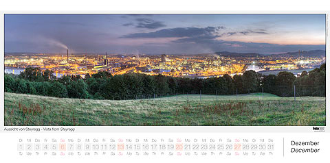 Dezember - Aussicht von Steyregg