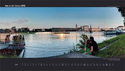 Aussicht von der Urfahraner Donaul&auml;nde