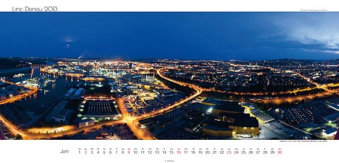 Aussicht vom Fernheizkraftwerk Linz-Mitte