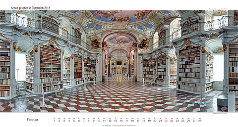 Februar - Stiftsbibliothek Admont