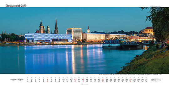 Lentos Kunstmuseum an der Donau in Linz