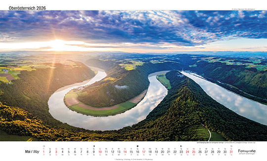 Sonnenaufgang &uuml;ber der Schl&ouml;gener Schlinge