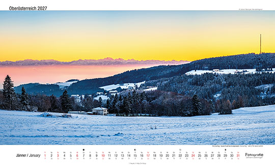 Kirchschlag - Aussicht auf das Voralpenland
