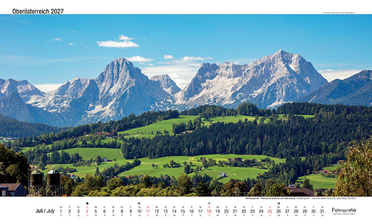 Windischgarsten - Blick auf die Ostwände vom Toten Gebirge